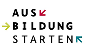 Logo der Aktion "Ausbildung starten" der Allianz fr Ausbildung