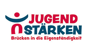 Logo des Programms "JUGEND STRKEN: Brcken in die Eigenstndigkeit"
