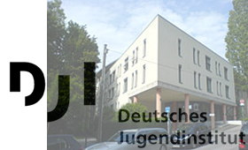 DJI-Logo und Dienstgebude in Mnchen