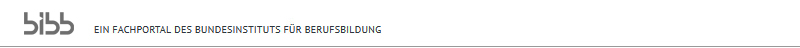 BIBB Ein Fachportal des Bundesinstituts fr Berufsbildung