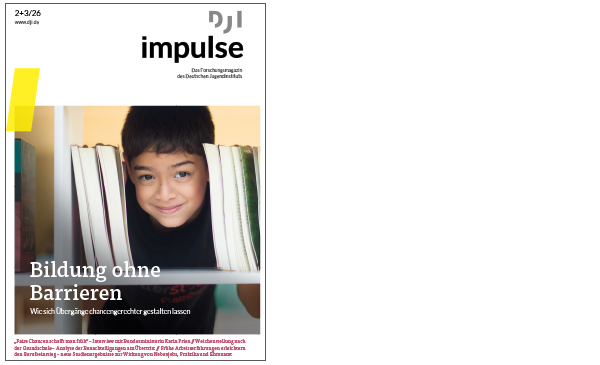 Titelseite der DJI-Impulse Ausgabe 2/2026 "Bildung ohne Barrieren"
