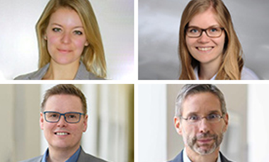 Stefanie Zutavern, Melanie Enders, Andreas Rausch und J�rgen Seifried (v.l.o.n.r.u.)
