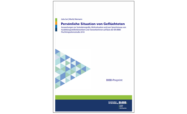 Titelseite der Publikation "Pers�nliche Situation von Gefl�chteten"