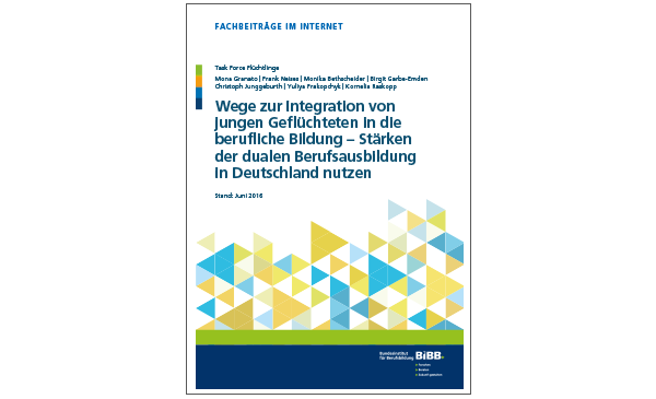 Titelseite des Positionspapiers zur Integration junger Gefl�chteter