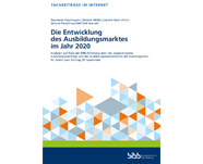Titelseite der Publikation "Die Entwicklung des Ausbildungsmarktes im Jahr 2020"