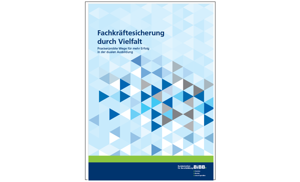 Titelseite der Publikation "Fachkr�ftesicherung durch Vielfalt"