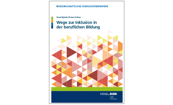 Titelseite des wissenschaftlichen Diskussionspapiers Wege zur Inklusion in der beruflichen Bildung