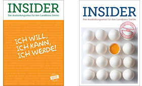 Zwei Titelseiten des Magazins "Insider" nebeneinander