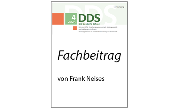 Titelbild der Ausgabe 4/2025 von Die Deutsche Schule