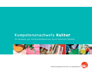 Titelseite Kompetenznachweis Kultur