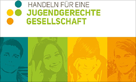 Logo der Koordinierungsstelle "Handeln fr eine jugendgerechte Gesellschaft"