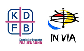 Logo der Verbände IN VIA und Katholischer Deutscher Frauenbund
