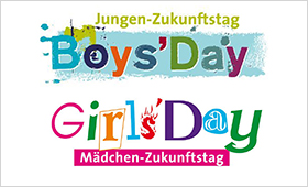 Die Logos von Girls' Day und Boys' Day
