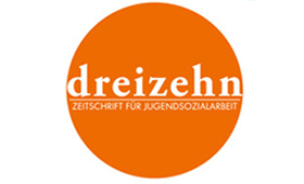 Logo der Zeitschrift fr Jugendsozialarbeit "dreizehn"