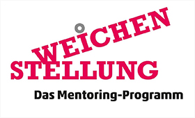 Logo des Mentoring-Programms "WEICHENSTELLUNG"