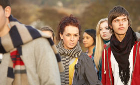 Gruppe von Jugendlichen