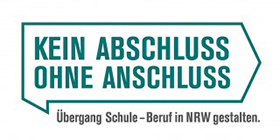 Logo des NRW-Landesprogramms "Kein Abschluss ohne Anschluss"