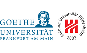 Logos der Stiftung Universität Hildesheim und der Goethe-Universität Frankfurt