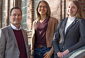 Ulrich Schipp, Christin Krajewski und Maximiliane Berger (v.l.)