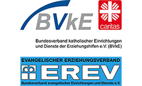 Logos des BEVK und des EREV
