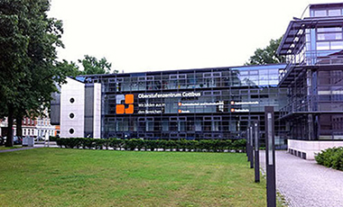 Au�enansicht des Oberstufenzentrums in Cottbus