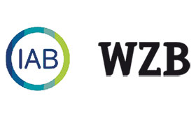 Logos des IAB und des WZB