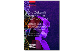 Titelseite der Publikation "Die Zukunft beginnt um kurz vor acht"