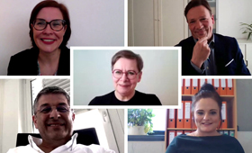 Tina Rosecker, Jens Christian Soemers, Annette Lömker-Schlögell, Klaus Weiss und Sandra Büttner (von links oben bis rechts unten) Tina Rosecker, Jens Christian Soemers, Annette Lömker-Schlögell, Klaus Weiss und Sandra Büttner (von links oben bis rechts unten)