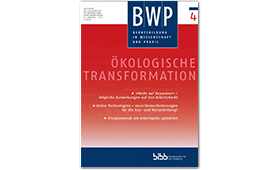 Titelseite der neuen Ausgabe der Fachzeitschrift BWP