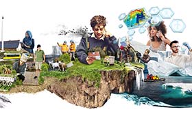 Collage: Netzwerk Grne Arbeitswelt (Ausschnitt)