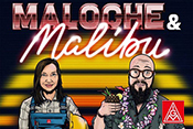 Grafische Darstellung der Reihe "Maloche und Malibu" mit Jaqueline Sternheimer und Christoph Böckmann (IG Metall), gestaltet im Comic-Stil Grafische Darstellung der Reihe "Maloche und Malibu" mit Jaqueline Sternheimer und Christoph Böckmann (IG Metall), gestaltet im Comic-Stil