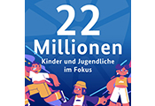 Grafische Darstellung der Podcast-Reihe "22 Millionen" Grafische Darstellung der Podcast-Reihe "22 Millionen"